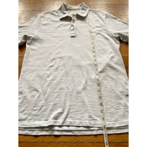 RAG & BONE Standard Issue Soft White Polo Mens sz M (Fits like a sz S) - Picture 12 of 13
